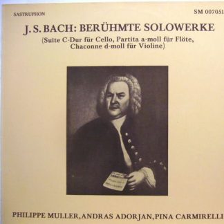 Sastruphon SM 007051 - Johann Sebastian Bach, Philippe Muller, A