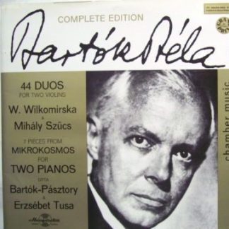 Hungaroton SLPX 11320 - Béla Bartók, Wanda Wilkomirska, Mihály S