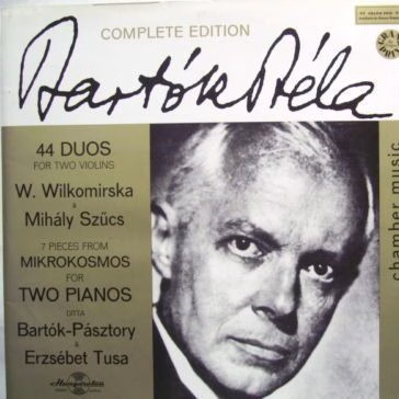Hungaroton SLPX 11320 - Béla Bartók, Wanda Wilkomirska, Mihály S