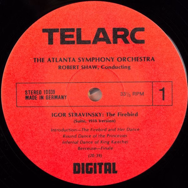 Telarc DG-10039 - Igor Stravinsky, Alexander Borodin, Robert Sha - Image 3