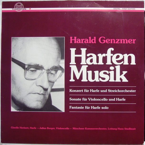 Capella (4) MTH 278 - Harald Genzmer - Harfenmusik