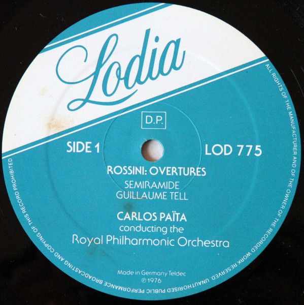Lodia LOD 775 - Gioacchino Rossini, Carlos Païta, Royal Philharm - Image 3