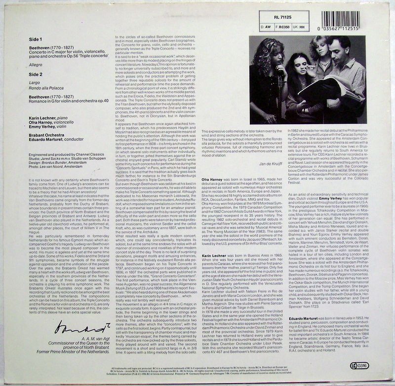 RCA Red Seal RL 71125 - Ludwig van Beethoven, Karin Lechner, Ofr - Image 2