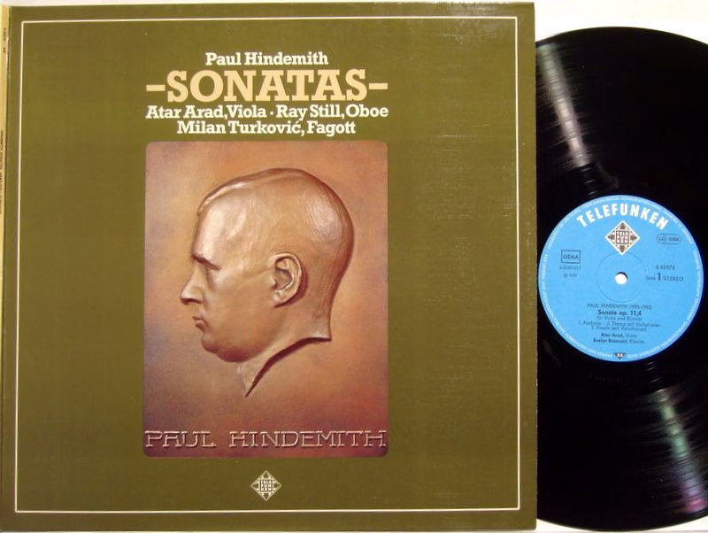 Telefunken 6.42076 AW - Paul Hindemith, Atar Arad, Ray Still, Mi