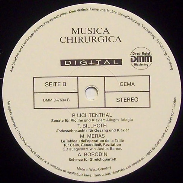 Not On Label DMM D-7694 - Various - Musica Chirurgica - Image 3