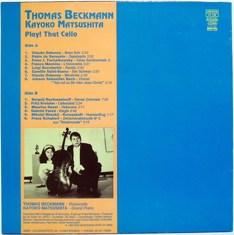 Jaro JARO 04135 - Thomas Beckmann, Kayoko Matsushita - Play! Tha - Image 2