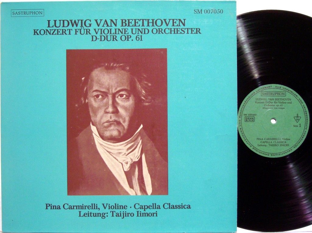 Sastruphon SM 007050 - Ludwig van Beethoven, Pina Carmirelli, Ca - Image 2