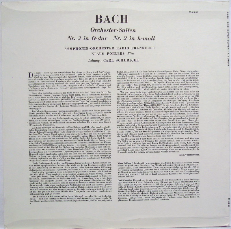Musical Masterpiece Society M-2231 - Johann Sebastian Bach, Klau - Image 2