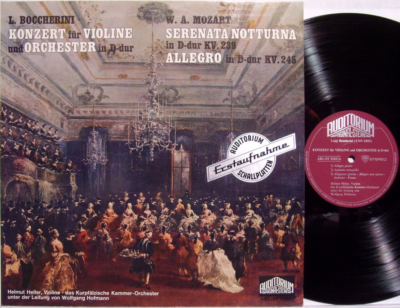Auditorium (5) ARL-ST 0203 - Luigi Boccherini, Wolfgang Amadeus
