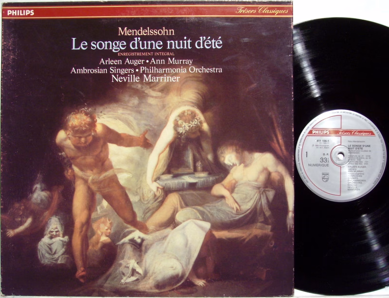 Philips 411 106-1 - Felix Mendelssohn-Bartholdy, Arleen Auger, A