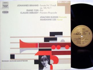 Deutsche Harmonia Mundi DMR 2030 D - Johannes Brahms, Isang Yun,