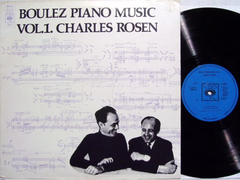 CBS 72871 - Pierre Boulez, Charles Rosen - Piano Music Vol.1.