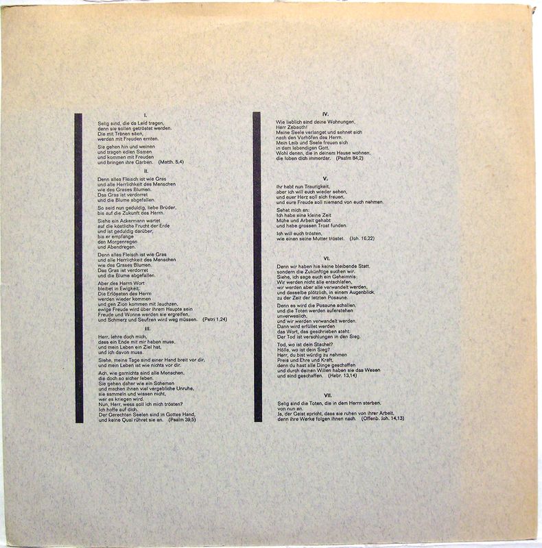 Tonstudio Vleugels OV 1 - A - Johannes Brahms - Ein Deutsches Re - Image 2