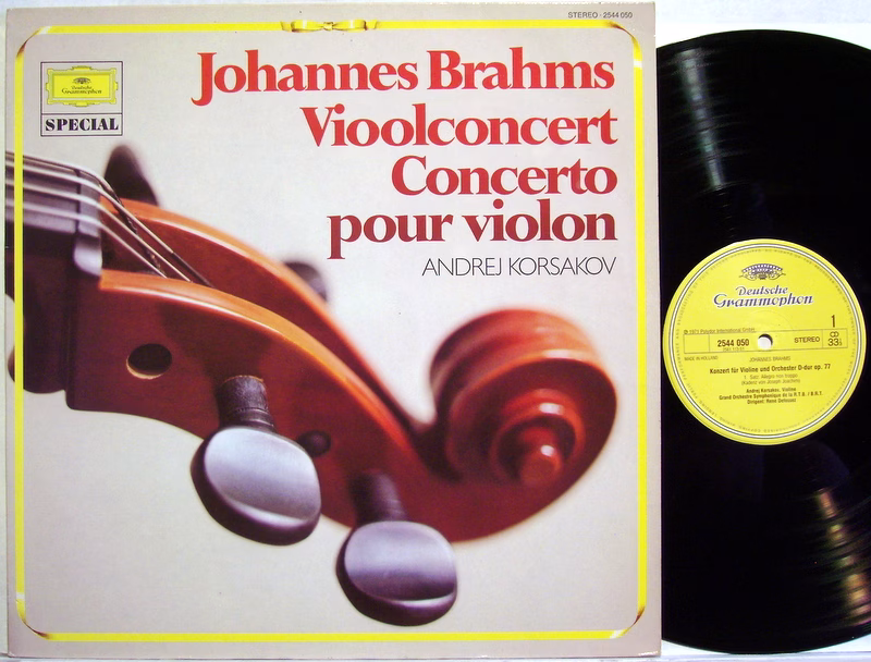 Deutsche Grammophon 2544 050 - Johannes Brahms, Andrei Korsakov
