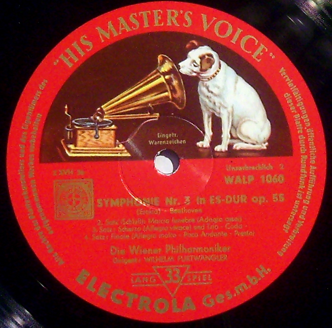 His Master's Voice WALP 1060 - Ludwig van Beethoven, Wiener Phil - Image 3
