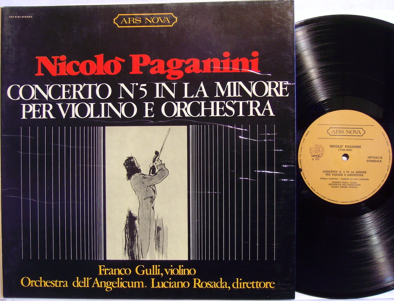 Ars Nova VST 6101 STEREO - Niccolò Paganini - Concerto N°5 In La