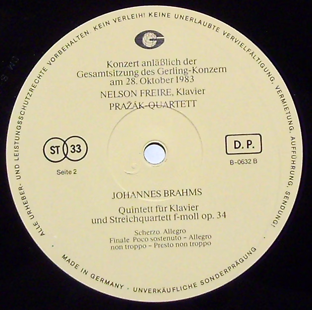 Gerling-Konzern-Versicherungsgesellschaft B-0632 - Johannes Brah - Image 3