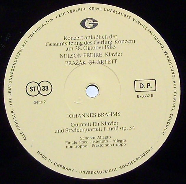 Gerling-Konzern-Versicherungsgesellschaft B-0632 - Johannes Brah - Image 3