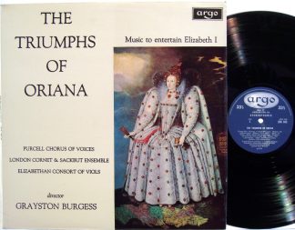 Argo ZRG 643 - The Purcell Consort Of Voices, London Cornett And