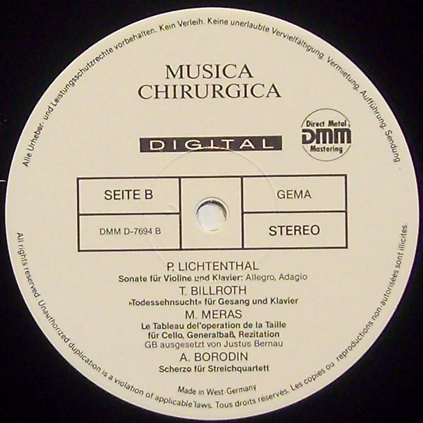 Not On Label DMM D-7694 - Various - Musica Chirurgica - Image 3
