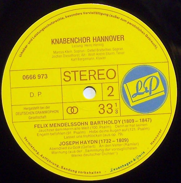Leuenhagen & Paris 666 973 - Knabenchor Hannover - Ertöne Leier - Image 3