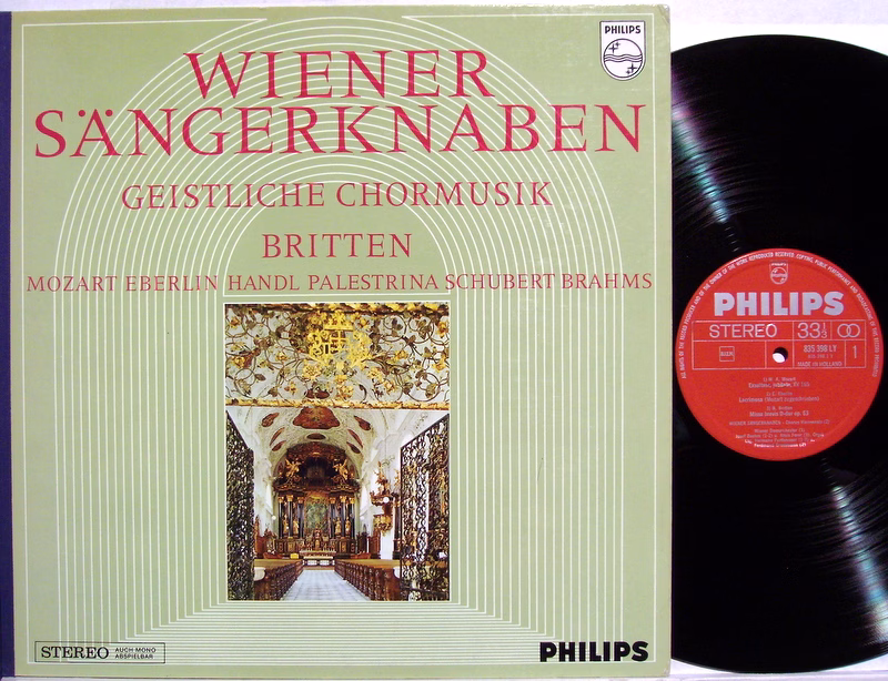 Philips 835 398 LY - Die Wiener Sängerknaben - Geistliche Chormu
