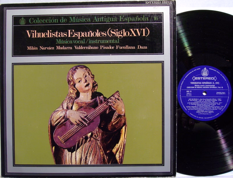 Hispavox HHS 15 - Rodrigo de Zayas, Anne Perret - Vihuelistas Es