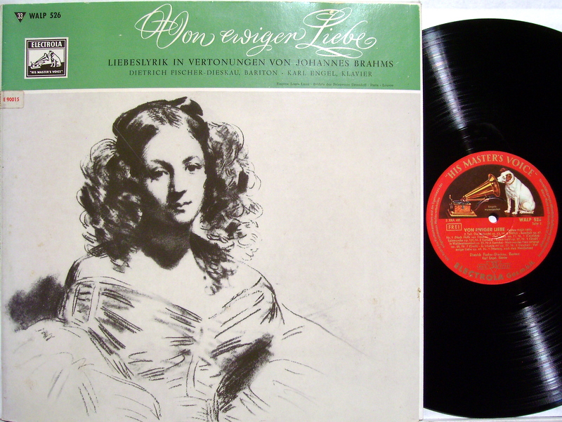 Electrola WALP 526 - Johannes Brahms, Dietrich Fischer-Dieskau,