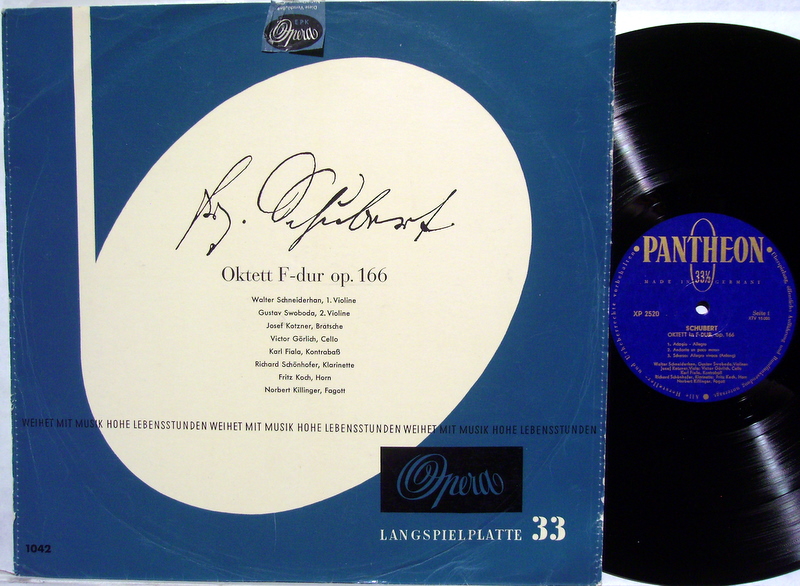 Opera 1042 - Franz Schubert, Walter Schneiderhan, Gustav Swoboda
