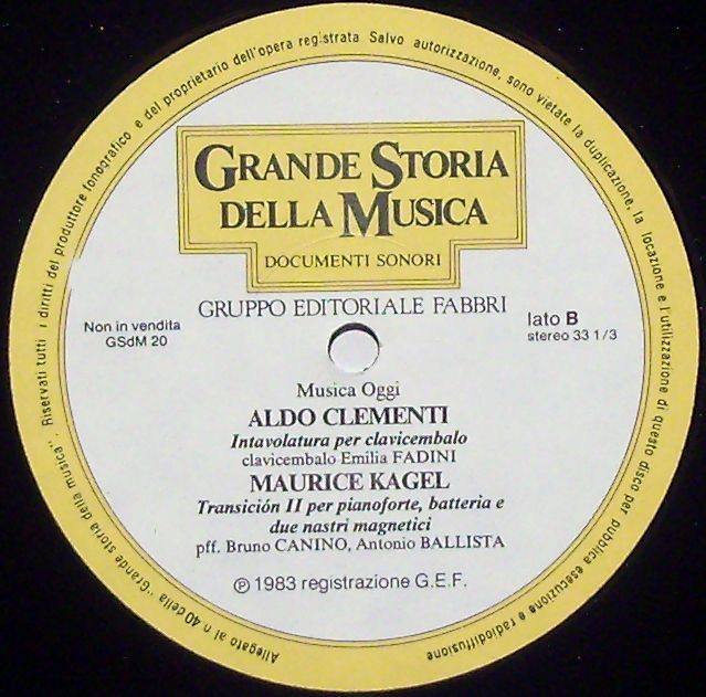 Gruppo Editoriale Fabbri GSdM 20 - Henri Pousseur, Giacomo Manzo - Image 3