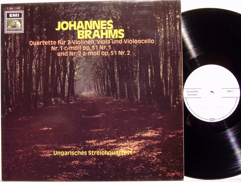His Master's Voice C 053-11 697 - The Hungarian Quartet - Johann