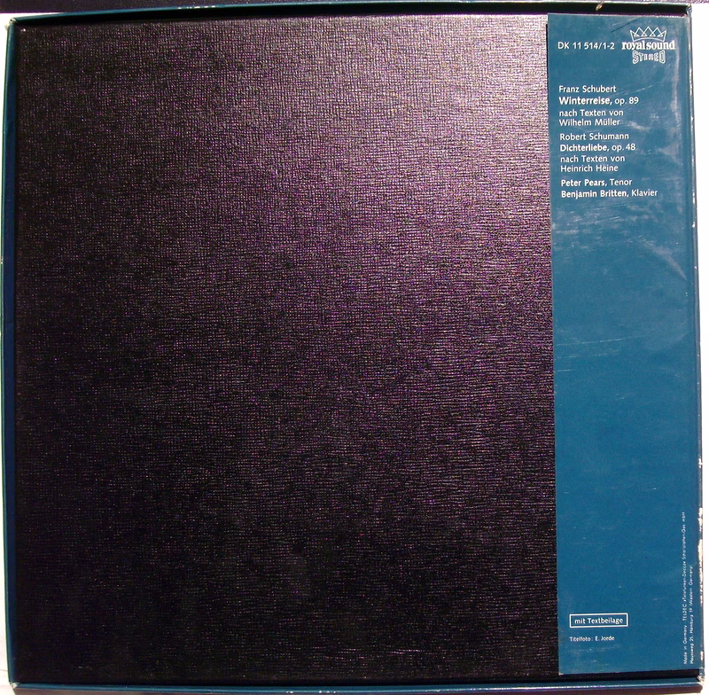 DECCA DK 11 514/1-2 - Franz Schubert, Robert Schumann - Winterre - Image 2