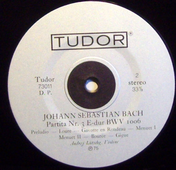 Tudor 73011 - Johann Sebastian Bach, Andrej Lütschg - Sonaten Un - Image 3