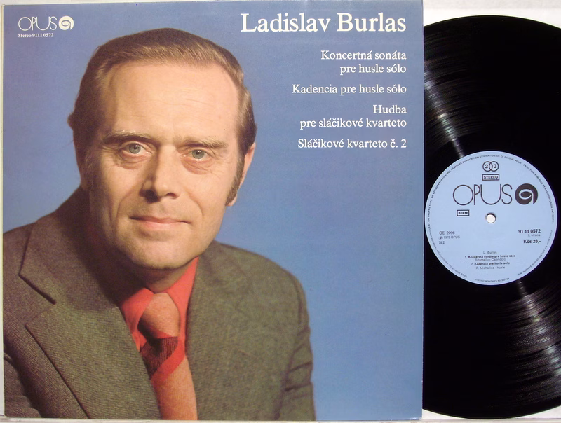 Opus 91110572 - Ladislav Burlas - Koncertná Sonáta Pre Husle Sól