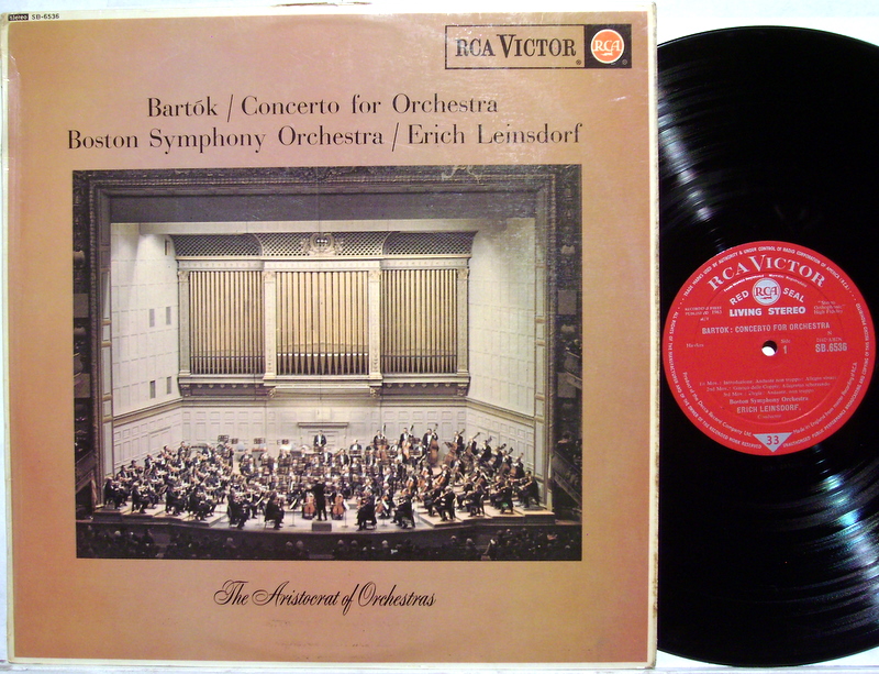 RCA Victor Red Seal SB-6536 - Béla Bartók, Boston Symphony Orche