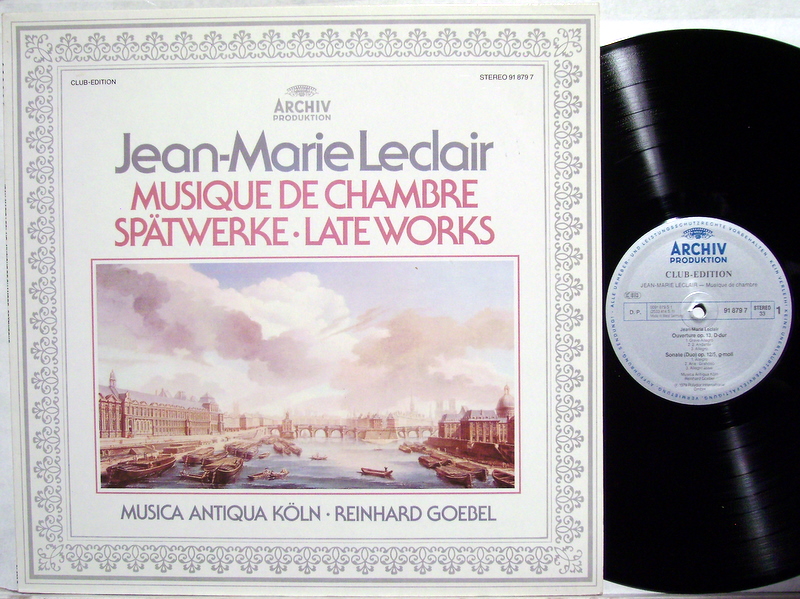 Archiv Produktion 91 879 7 - Jean-Marie Leclair, Musica Antiqua
