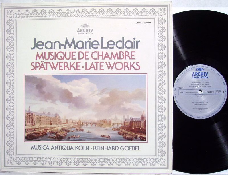 Archiv Produktion 2533 414 - Jean-Marie Leclair, Musica Antiqua - Image 2