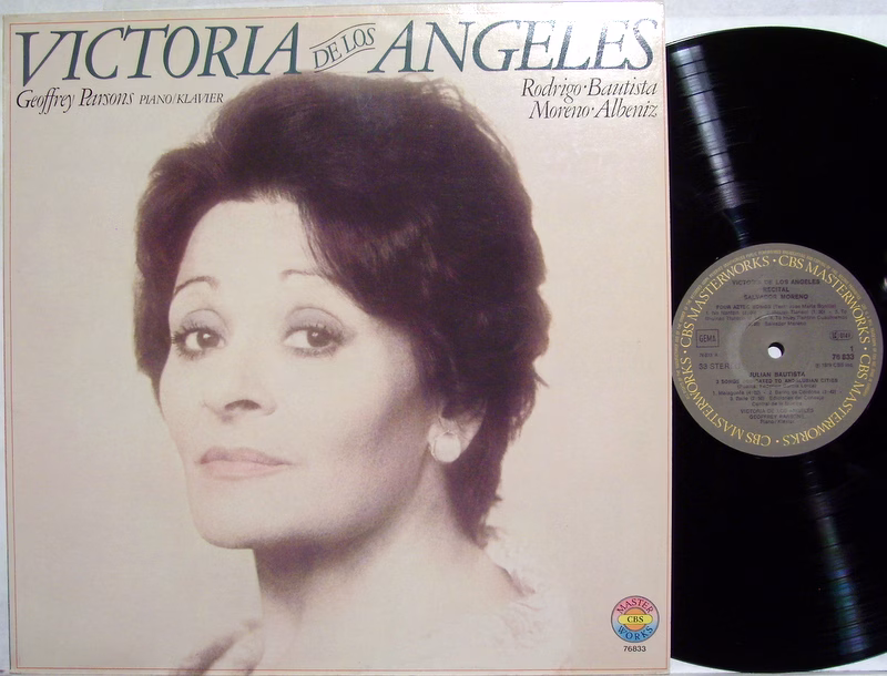 CBS Masterworks M 35139 - Victoria De Los Angeles, Geoffrey Pars