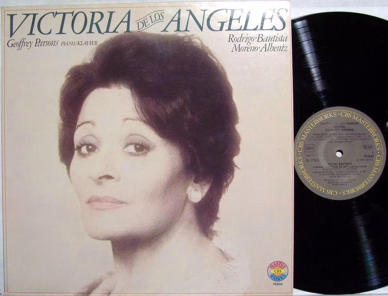 CBS Masterworks M 35139 - Victoria De Los Angeles, Geoffrey Pars