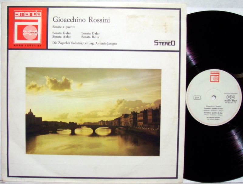 Amadeo AVRS 12071 St - Zagrebački Solisti, Antonio Janigro, Gioa