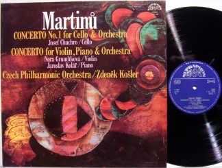 Supraphon 1 10 1348 - Bohuslav Martinů - Concerto No. 1 For Cell