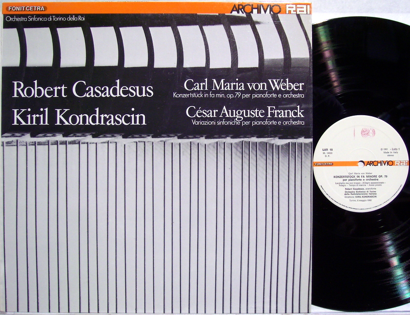 Fonit Cetra LAR 18 - César Franck, Robert Casadesus, Kiril Kondr