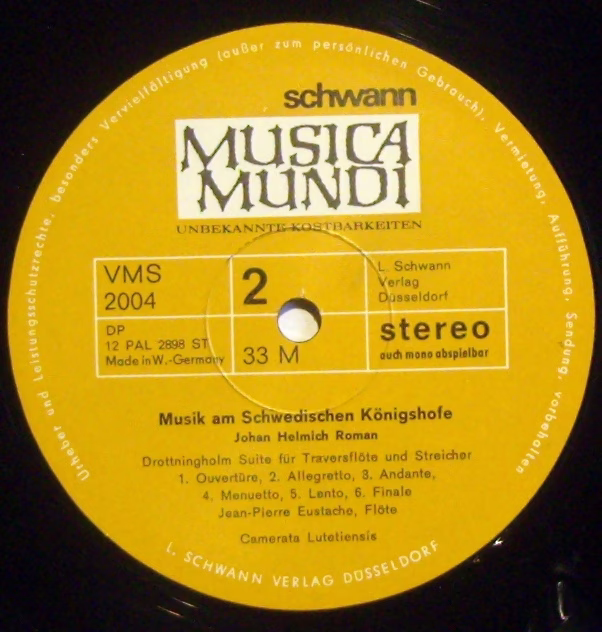 Schwann Musica Mundi VMS 2004 - Camerata Lutetiensis, Jean-Pierr - Image 3