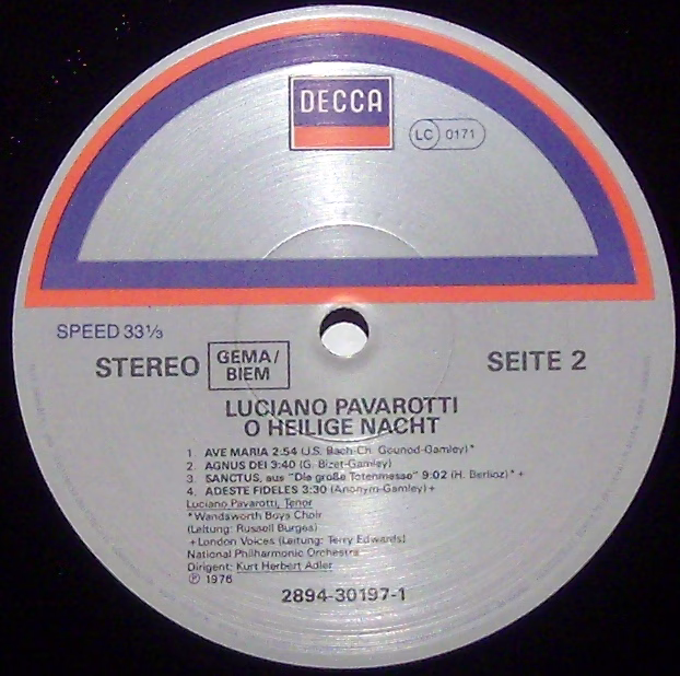 DECCA 2894-30197-1 BU - Luciano Pavarotti - Weihnachten Mit Luci - Image 3