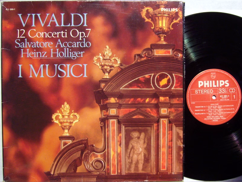 Philips 411350-1 - Salvatore Accardo, Heinz Holliger, I Musici,
