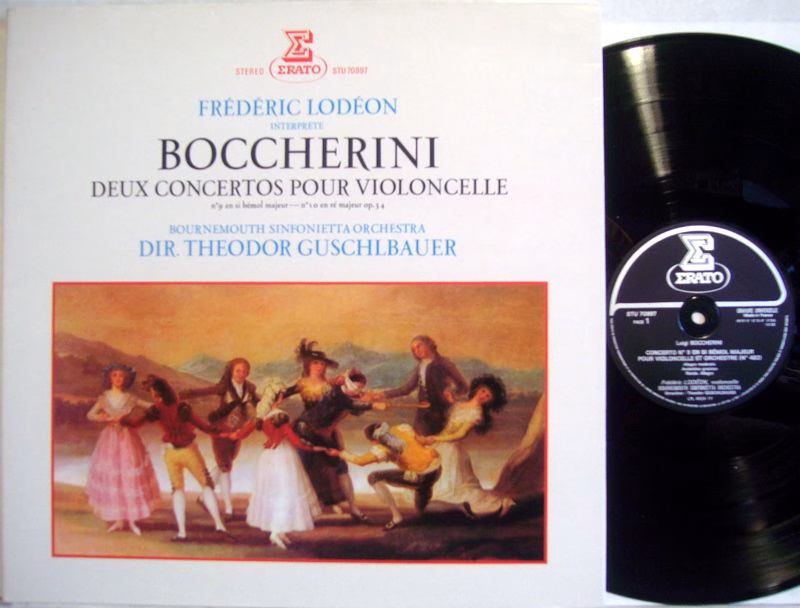 Erato STU 70997 - Luigi Boccherini, Frédéric Lodéon, Bournemouth