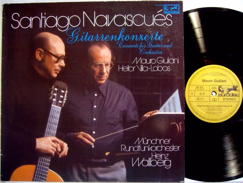 Eurodisc 201 012-366 - Santiago Navascués, Mauro Giuliani (2), H - Image 2
