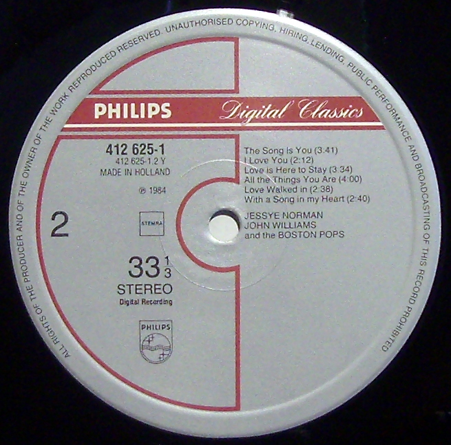 Philips 412 625-1 - Jessye Norman, Boston Pops Orchestra, John W - Image 3