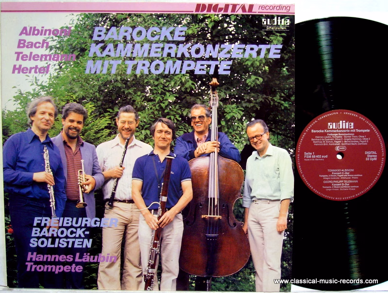 Audite FSM 68 402 - Tomaso Albinoni, Johann Sebastian Bach, Geor