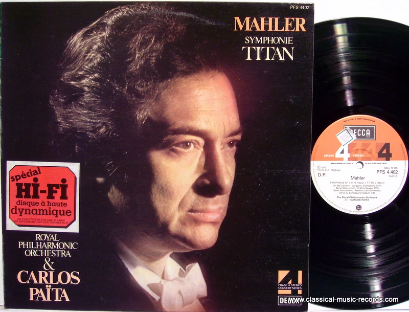 DECCA PFSI 4402 - Gustav Mahler, Carlos Païta, Royal Philharmoni